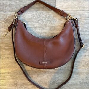 Fossil Brown Should Bag with Crossbody